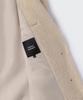 Musinsa Standard Woman Women'S Wool Blend Hairy Overshoulder Blazer Coat [Cream]