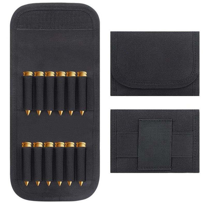 Тактический патронташ на 12 патронов для винтовки, подсумок для дробовых гильз, наружный держатель для дробовых гильз Molle, охотничий аксессуар