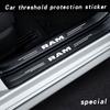 Door Sill Protector Welcome Pedal Cover Anti-drity Anti-scratch Strip Protective Strip for Dodge Ram 1500 2500 3500 accessories