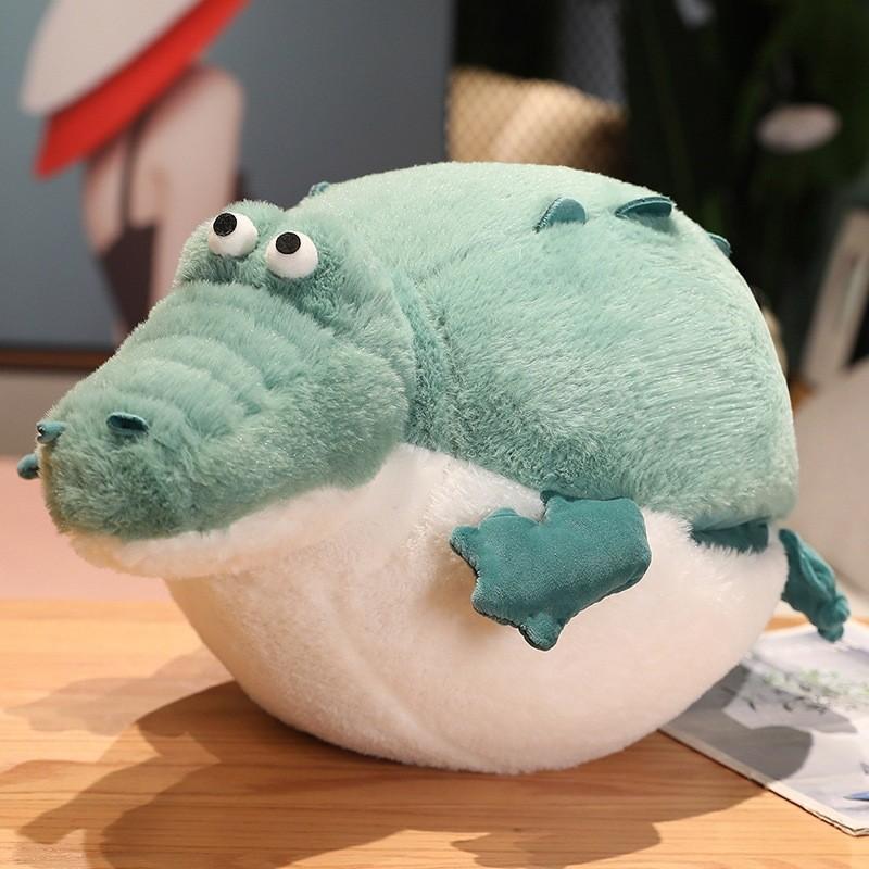 Плюшевый Вельветовый Игрушечный Аллигатор Милый Мультяшный Животный Для Декора Детской Комнаты Подарок Кукла