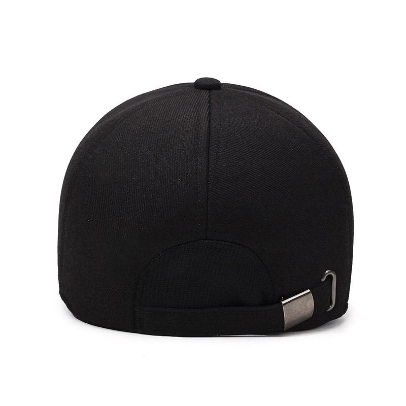 Мужские шапки Зимние бейсболки для людей среднего и пожилого возраста Сохраняют тепло Папа, дедушка, старик, Защитные наушники, Кепки с козырьком Утолщенные шерстяные кепки