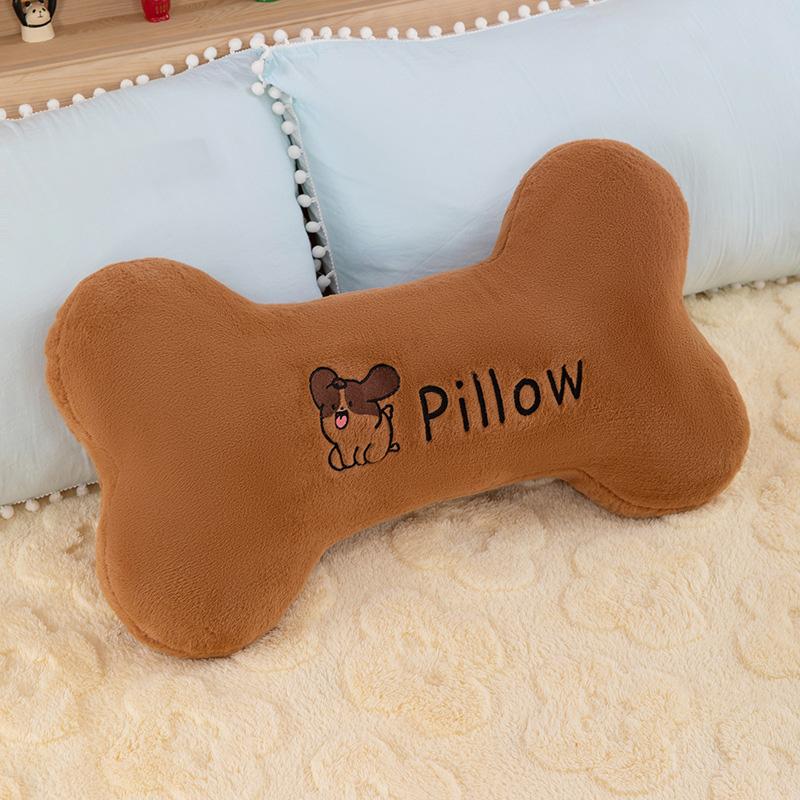 Super soft puppy bone throw pillow Plush Toy Soft Home Decoration Christmas Gift Children's Birthday Gift companion gift for Kid