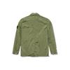 STONE ISLAND Металлическая рубашка оверсайз шалфей мужская топы зеленый 781510919-V0055
