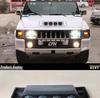Hummer H2 Hood Mount Lighting: Remote Control Spotlights