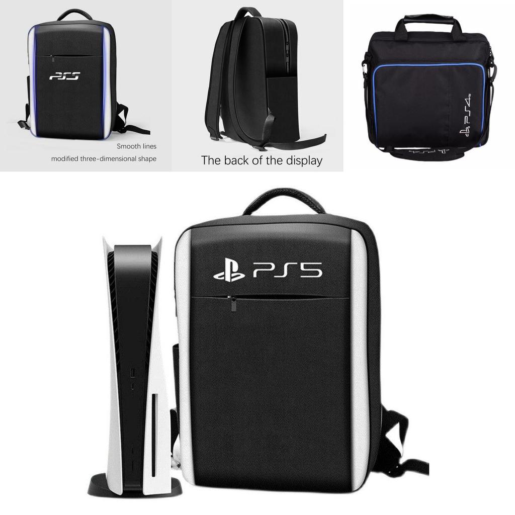 Сумка для хранения PS5/4 Ударопрочная Пылезащитная Стильный Двухцветный Дизайн Легко Носить