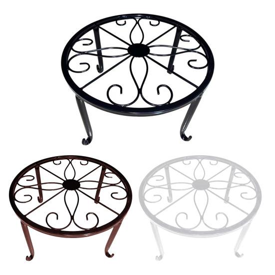 Подставка для цветочного горшка Полка для дисплея Высокая стабильность Прочная несущая нержавеющая сталь Крытый уличный горшок Полка для горшков Подставка для цветочного горшка