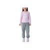 Nike Casual Sports Suit Simple Comfortable Round Neck Long Sleeve Elastic Waist Long Pants Kids Suits Cherry-Blossom-Pink N32512372GS-003
