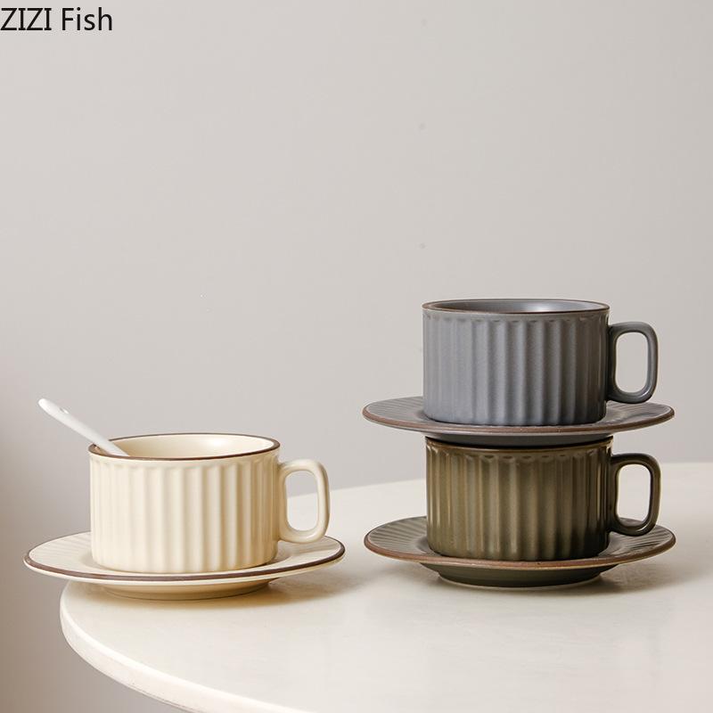 Керамическая кружка Morandi для ресторана, кафе, послеобеденного чая, латте, кофейная чашка, креативный домашний завтрак, овсяная молочная чашка, чашка для воды, праздничный подарок