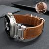 Роскошный кожаный ремешок для Apple Watch Ultra 2 49 мм Ремешок из кожи лошади для Iwatch Серии 10 7 8 9 6 5 4 SE 45мм 44мм 46мм Correa Браслет