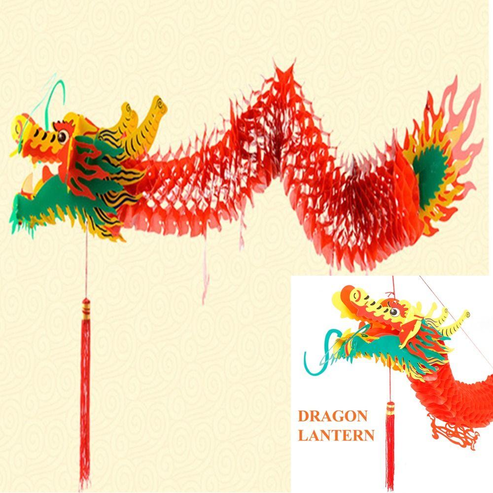 Banner Chinese Dragon Venue Layout Garland Paper Spring Festival Dragon  Mid-Autumn Festival