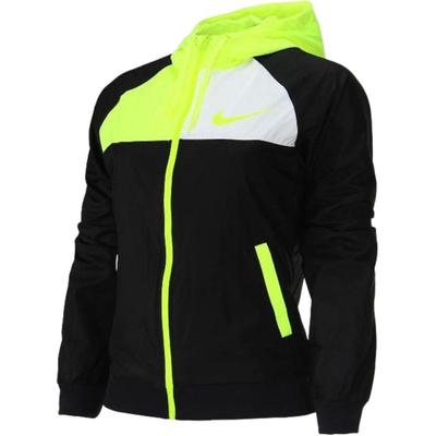 Куртка WINDRUNNER женская 011 с капюшоном, средней толщины, другая расцветка, артикул 643085-011