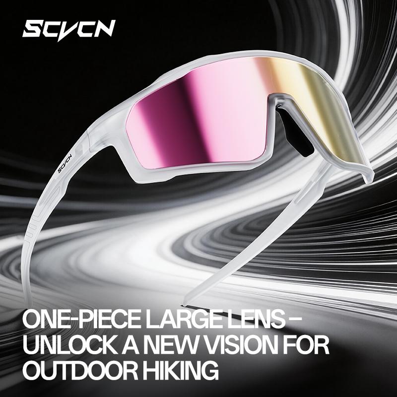 SCVCN UV400 Outdoor Sports Cycling Sunglasses Men Mountaineering Glasses Shadowless Goggles Hiking Eyewear Photochromic Women 7
