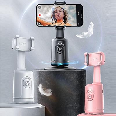 Умный 360° Автоматическое Отслеживание Лица Держатель для Телефона Антивибрационный Селфи-стик Стабилизатор Подвеса Регулируемый Объектив Стабильная Фотография Стриминг