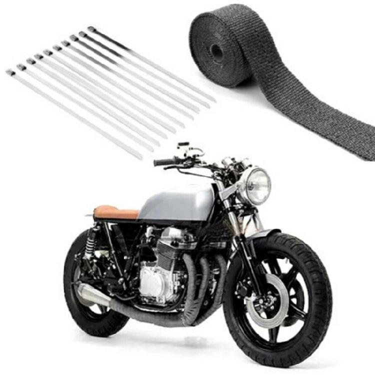 Fiberglass Heat Shield Motorcycle Exhaust Thermal Tape Header Pipe Heat Wrap Tape Thermal Protection Wrap
