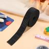 1 шт. 25 мм Нескользящая плоская эластичная лента Черная силиконовая вставка для шитья Пояс для одежды Рукодельные проекты Широкая эластичная резинка
