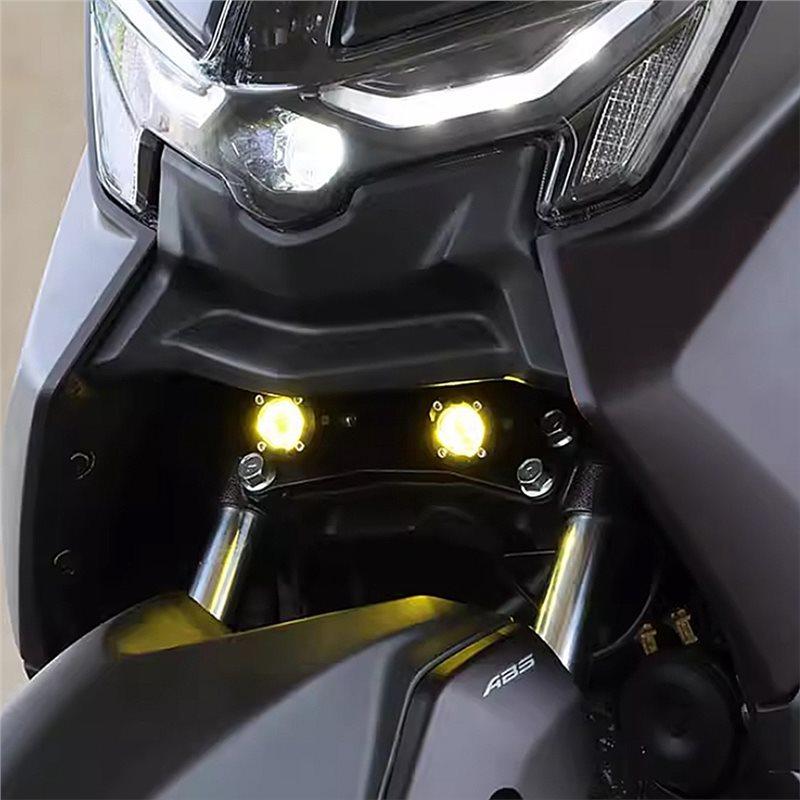 Ac29-Motorcycle Front Led Driving Lamp Spotlight Holder Fog Light Mounting Bracket For NMAX 155 125 NMAX155 V3 2025-2026