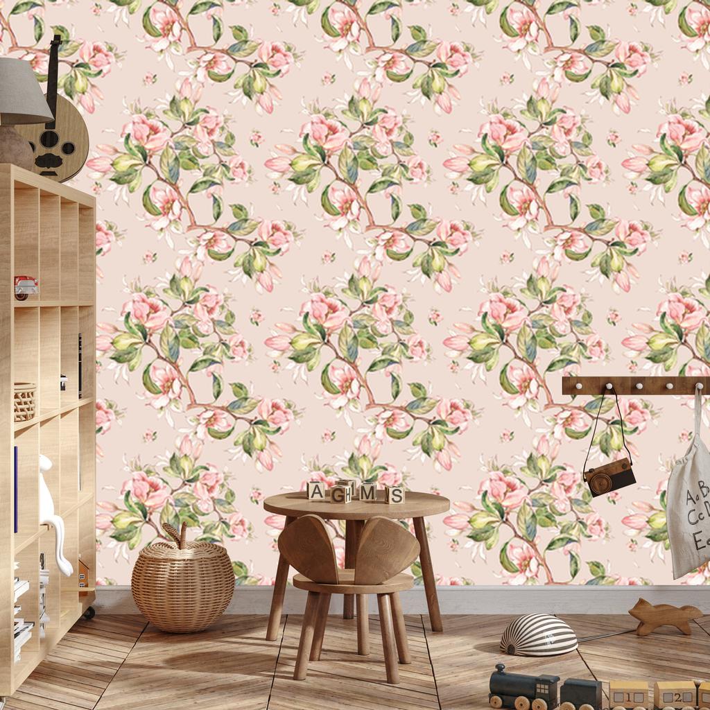 Spring Flowers Wallpaper for Living Room and Bedroom 50x1000