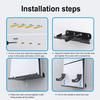Game Console Wall Storage Holder with Mount Bracket Storage Hook Strong Load-bearing Simple