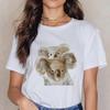 Women Cartoon Kawaii Animal Koala Print Women Tshirt Harajuku Ropa Mujer Graphic Plus Size TShirt Casual Streetwear  Tees