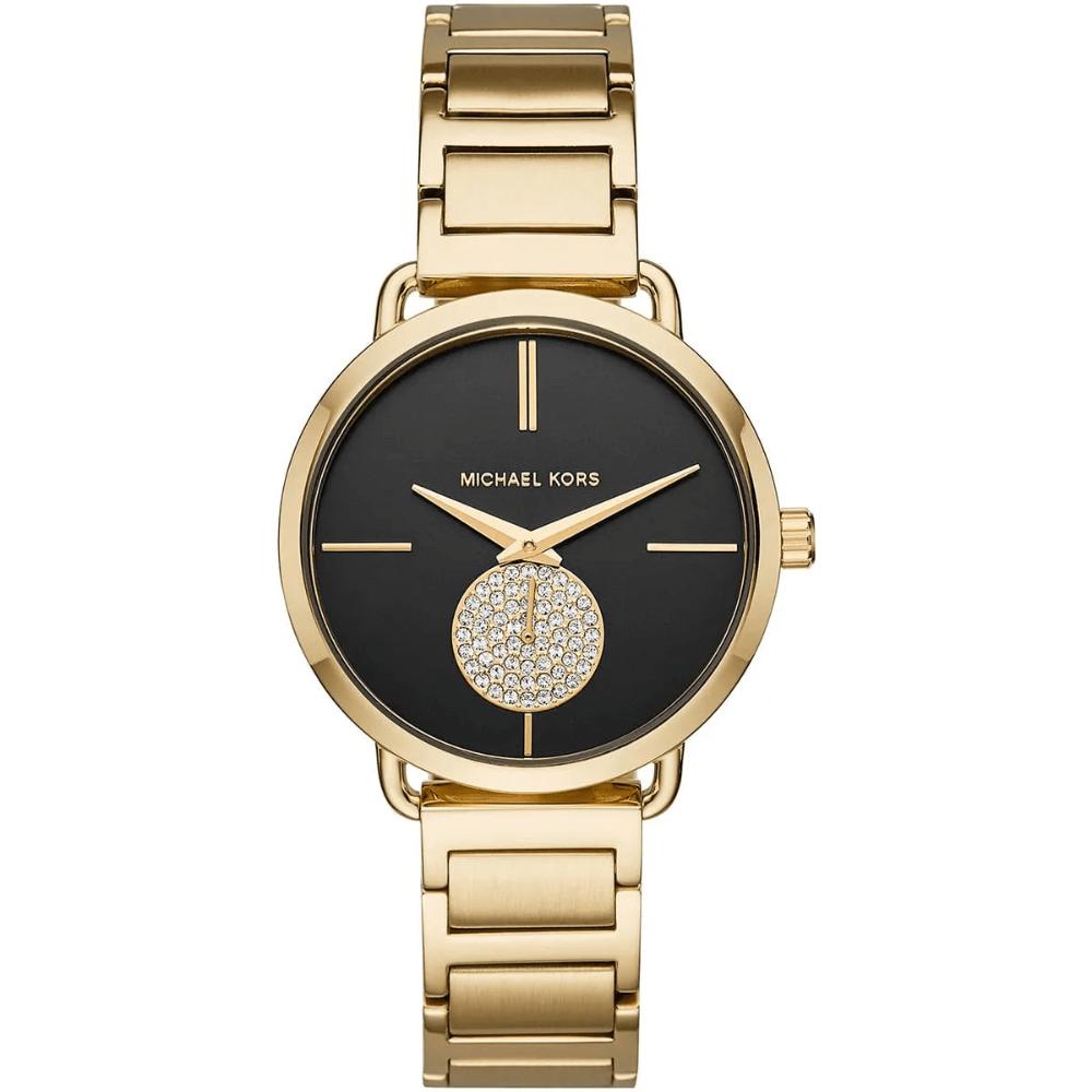 Michael Kors Женские часы MK3788 Portia с черным циферблатом
