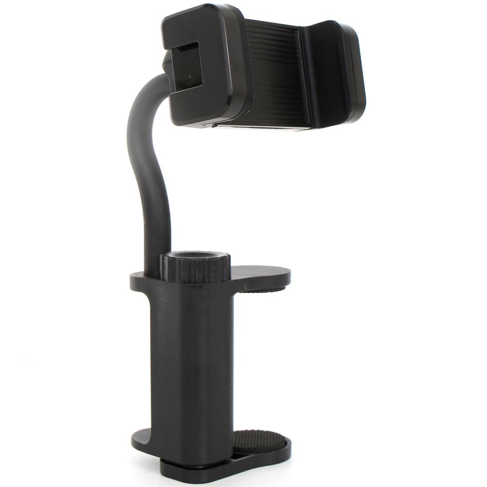 Guitar Phone Holder Clip-On Stand for Acoustic Electric Bass Guitar, Universal Smartphone Mount for Recording & Live Streaming