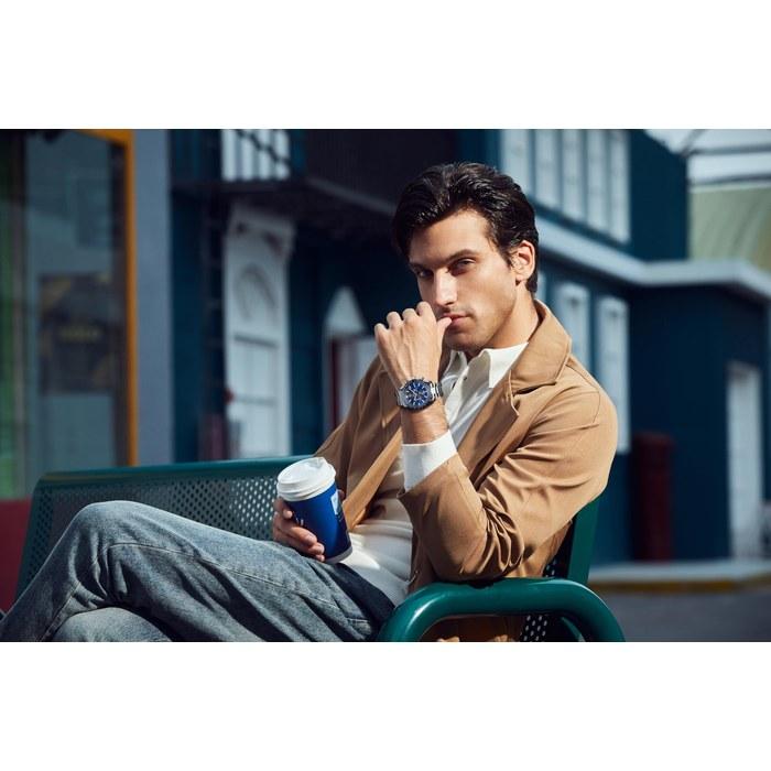 [Benyar] Watch Men's Chronograph Analog Watch 30M Waterproof Business Simple Stylish Popular Formal Stainless Steel Belt Quartz Men's Watch