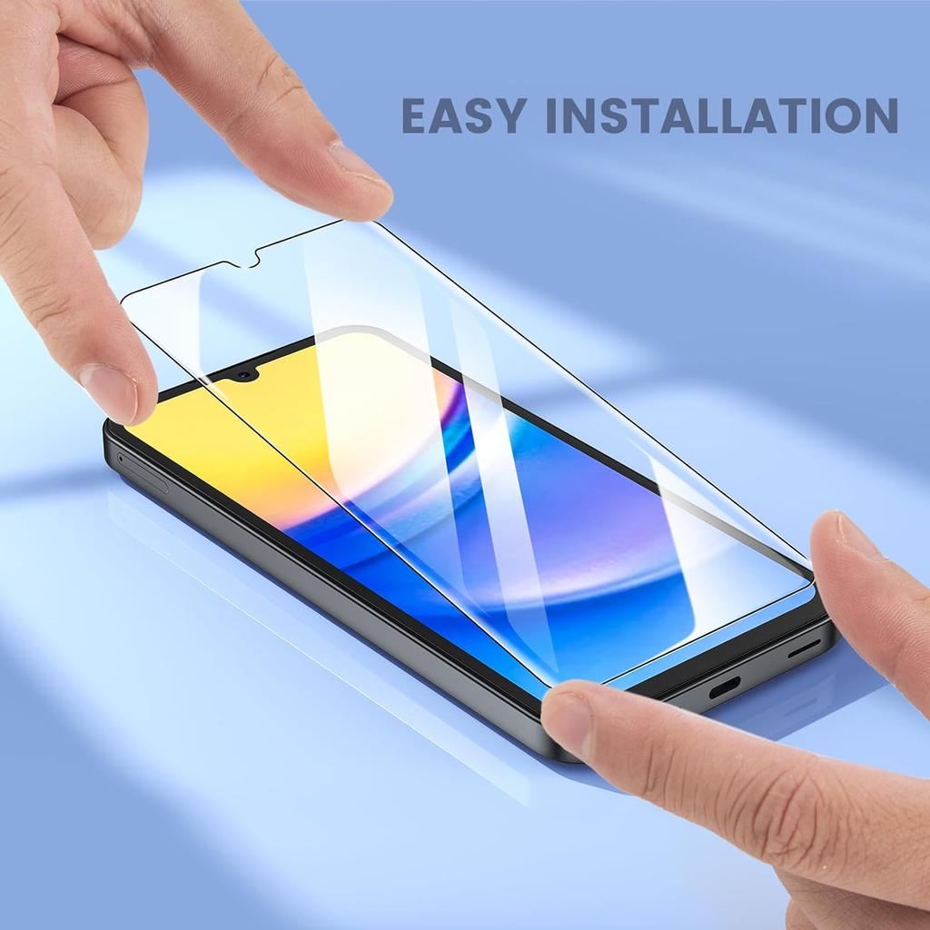 3 шт. 3 шт. для Samsung Galaxy A15 A05 A05S A25 A35 A55 A04 A04E A04S A14 4G 5G A24 A54 A34, закаленное стекло, прозрачная защитная пленка для экрана с полным клеем