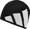 Мужская шапка бини Adidas с большим логотипом CW JUZ44 (Черный/Белый, JM5346), Размеры 54-57см