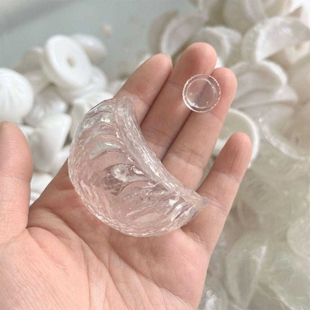 Blank Craft DIY Steamed Bun With Plug DIY Empty Ball Skin Dumpling Squishy Adults Beginners