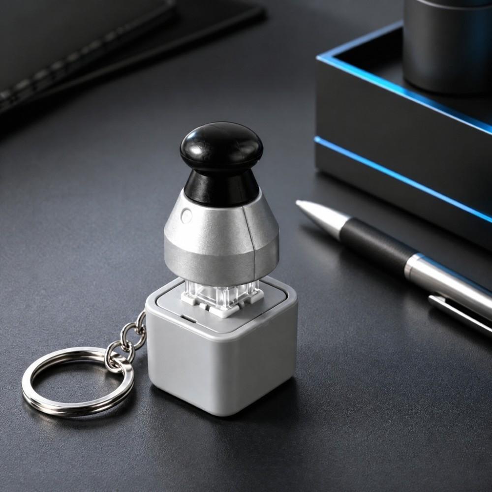 Bag Pendant Voice Keychain Keyboard Clicker Button Sound Pendant Office Desk