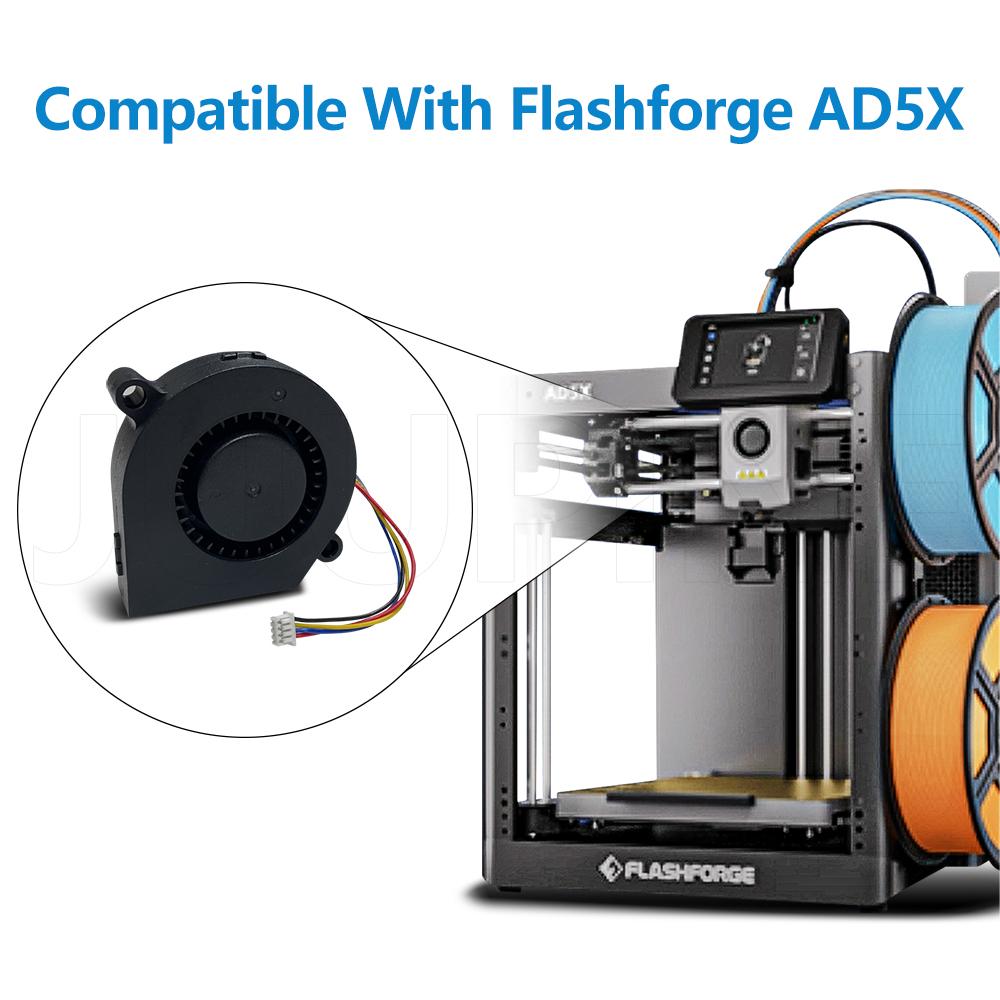 5015 Fan for Flashforge AD5X Fan AD5X Filter Hotend Extruder Radial Fan 24V 0.2A Safe Current for Flashforge AD5X Accessories