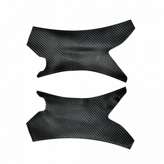 1x Micro Fiber Car Interior Door Handle Cover Pad For BMW E90 Black/Beige/Carbon