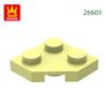 Нетоксичный 198 шт./лот 26601 Пластина-клин 2x2 со срезанным углом Блок Цветные аксессуары для MOC Совместимые с Кирпичиками DIY Сборная деталь для детской игрушки