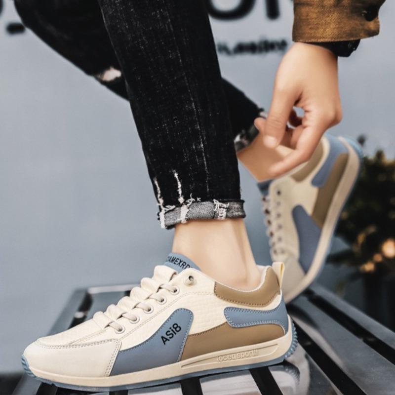 Горячие продажи Мужская обувь Мода Кожаная Повседневная обувь 2025 Новые Кроссовки Комфорт Спорт Беговые Кроссовки Обувь для тренировок по теннису для мужчин