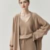 Relaxed Cashmere Cardigan with Large Shawl - 2025 Autumn/Winter Women's Knit Sweater Coat