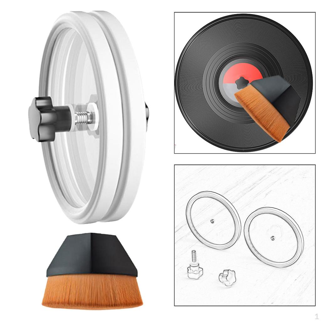 Хранитель этикеток для виниловых пластинок LP. Очистка. Сохранение с помощью кисточки.