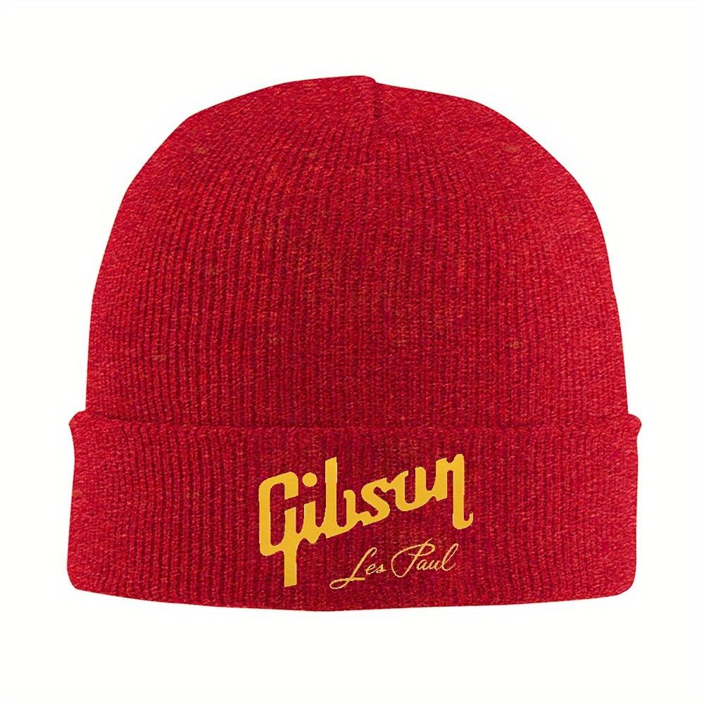 1pc Hiphop Gibson Les Paul Hat Autumn Winter Beanies Ski Cap Unisex Knitted Caps