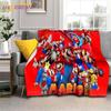 Флисовое одеяло с 3D принтом Mario Bros для кроватей, походов, пикника, толстое одеяло, модное флисовое покрывало, одеяло