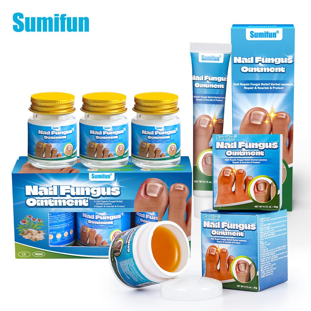 Sumifun 1 Pc Onychomycosis Nail Repair Cream Solution Remove Toenail Fungus Paronychia Nourish Moisturize Nails for Thick,Discolored,Cloud