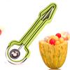 3-в-1 Лопатка для фруктовых шариков Ложка для дыни Сепаратор мякоти Инструменты для резьбы по фруктам из нержавеющей стали для дыни, арбуза, киви, кухонных фруктов