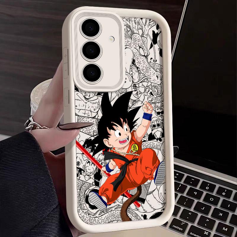 Милый Чехол для Телефона Dragon Ball Сон Гоку Для Samsung S26 S25 S24 S23 S21 S20 Ultra Для Galaxy S25 S24 FE S26 Plus Мягкая Накладка Funda