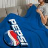Мода Искусство P-pepsi C-cola Логотип Плед Плюшевый Накидка Диван коврик для Гостиной Теплый Офис Спальня День рождения Дом Путешествия Детские Подарки