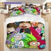 Super soft Ricky and Morty 3-piece bedding set - 1 duvet cover, 2 pillowcases, skin-friendly and comfortable(Without Core)