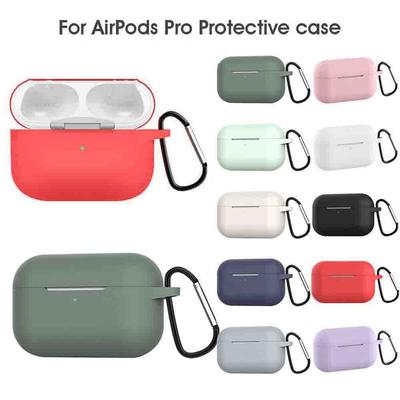 Противоударный мягкий силиконовый защитный чехол для Appe Airpods Pro, защитный чехол для наушников Airpods Pro