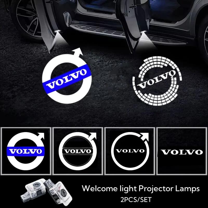 For Volvo S922PCS Car Door Emblem LED Light Welcome Lamp Wireless Laser Projector for Volvo XC40 XC90 V40 V90 V60 XC60 S80 S60 S90 V70 XC70