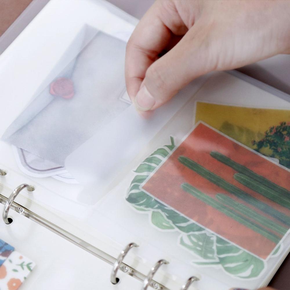 Сменные листы для фотоальбома ПВХ Конверты для блокнота Папки-биндеры Папки для хранения документов Карманы-биндеры