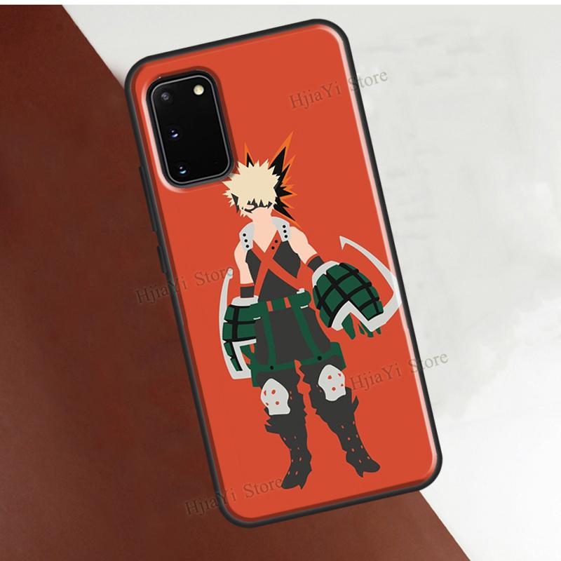 Чехол для телефона Katsuki Bakugo Boku No Hero Academy для Samsung Galaxy S21 S22 Note 20 Ultra S8 S9 S10 Note 10 Plus S20 FE
