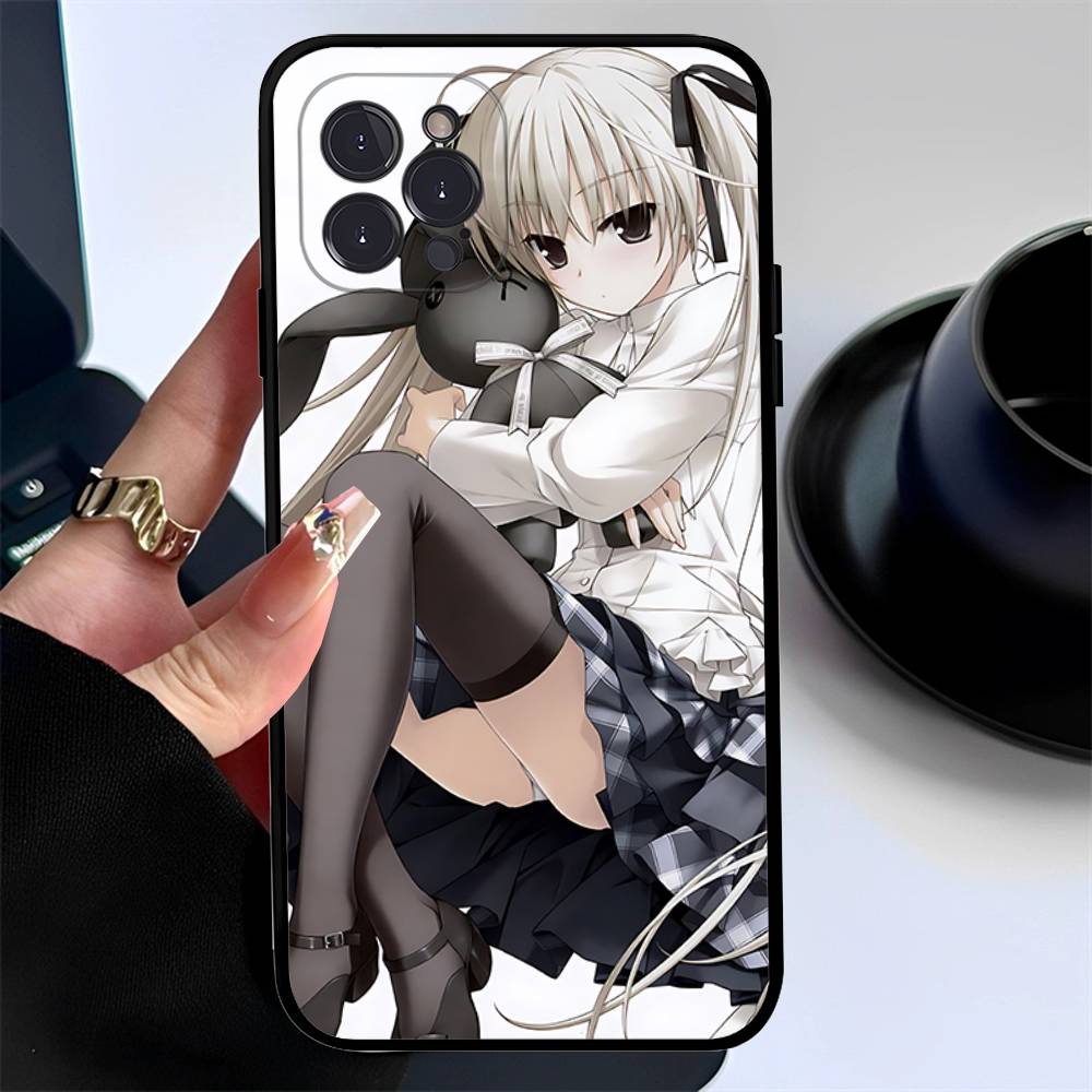 Yosuga No Sora Cartoon Phone Case Silicone Soft For Iphone 16 15 14 13 12 11 Pro Mini XS MAX Plus X Cover