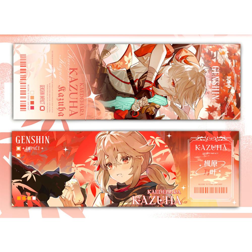 Genshin Impact, коллекционные карты, игры, закладки, Furina Neuvillette, Wriothesley Laser, двусторонний билет, аниме, карта Таро, подарок
