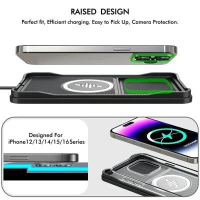 Беспроводное зарядное устройство для автомобиля USB-кабель для iPhone 17 16 15 14 13 12 Pro Max Samsung S25 S24 Xiaomi 17 Pro Max Станция быстрой зарядки